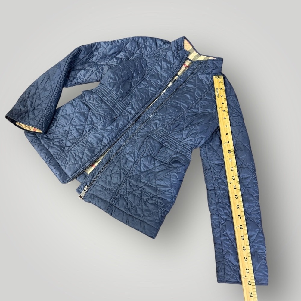 Burberry Navy Quilted Kids Jacket - Picture 11 of 11